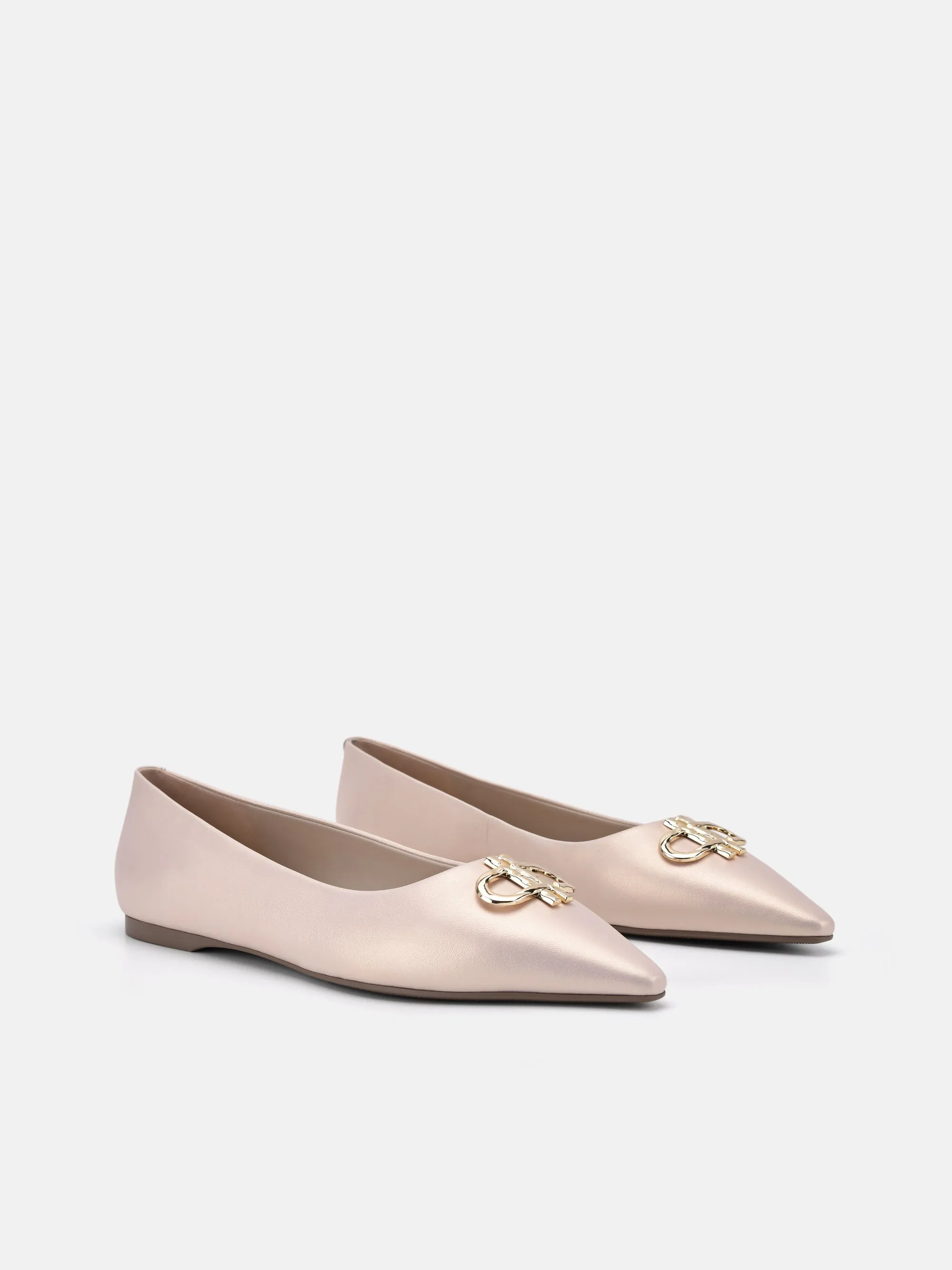 PEDRO Icon Leather Ballerina Pumps