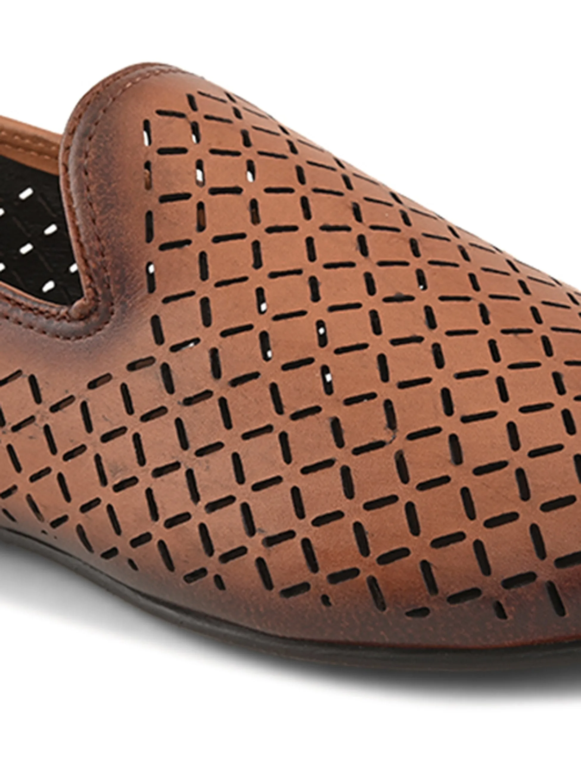 Pelle Albero Male's Tan Leather Casual Jooti