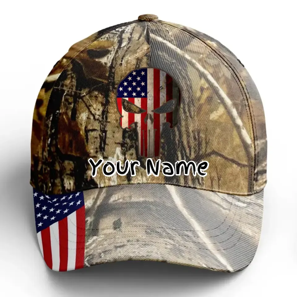Personalized Patriotic Combo Deal, Custom Flag Hat and Hightop Sneakers,AJ1H-24020038-Hats-B08000