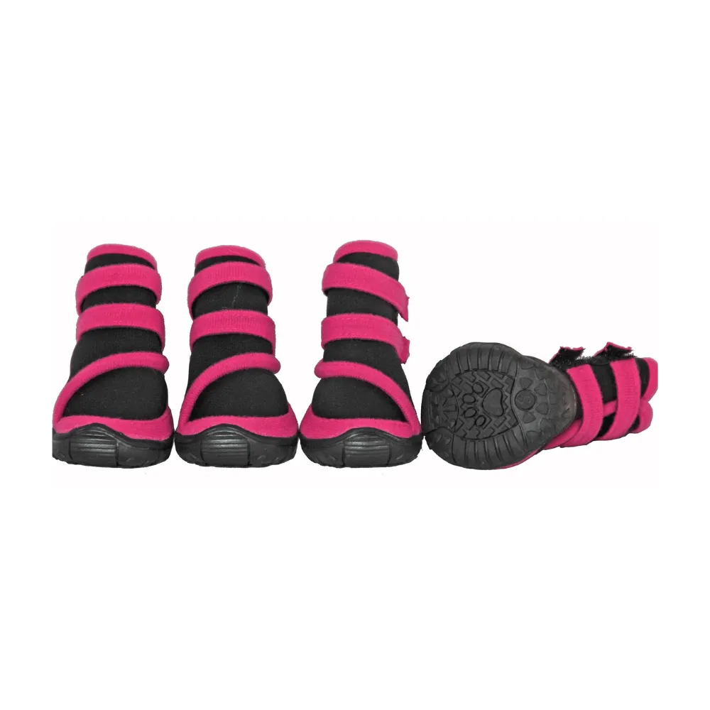 Pet Life Performance-Coned Premium Stretch Dog Shoes Set Of 4