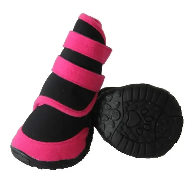 Pet Life Performance-Coned Premium Stretch Dog Shoes Set Of 4