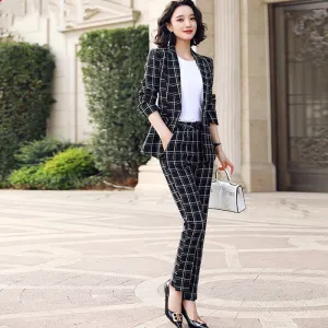Plaid suits for women