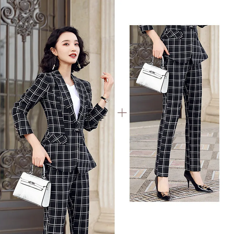 Plaid suits for women