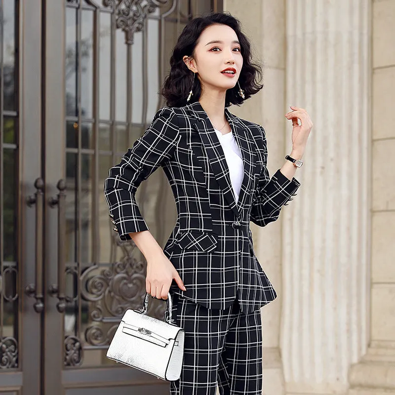 Plaid suits for women
