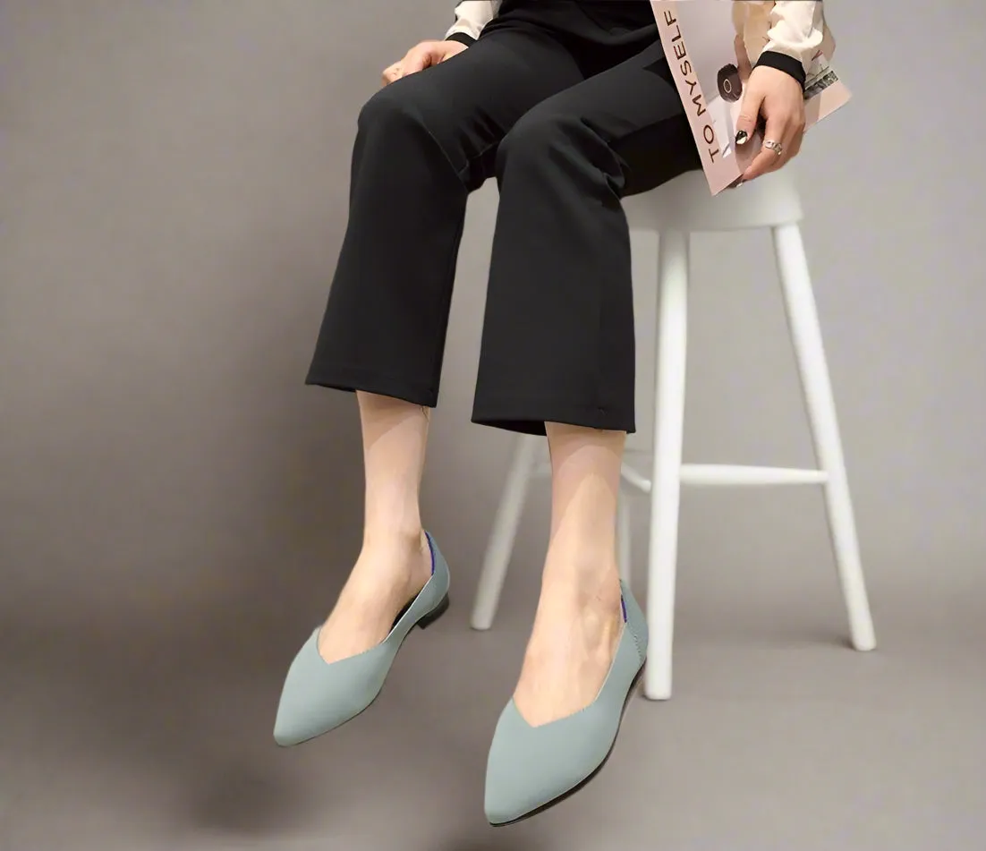 Pointed Wide Toe Box Ballet Flats for Bunions