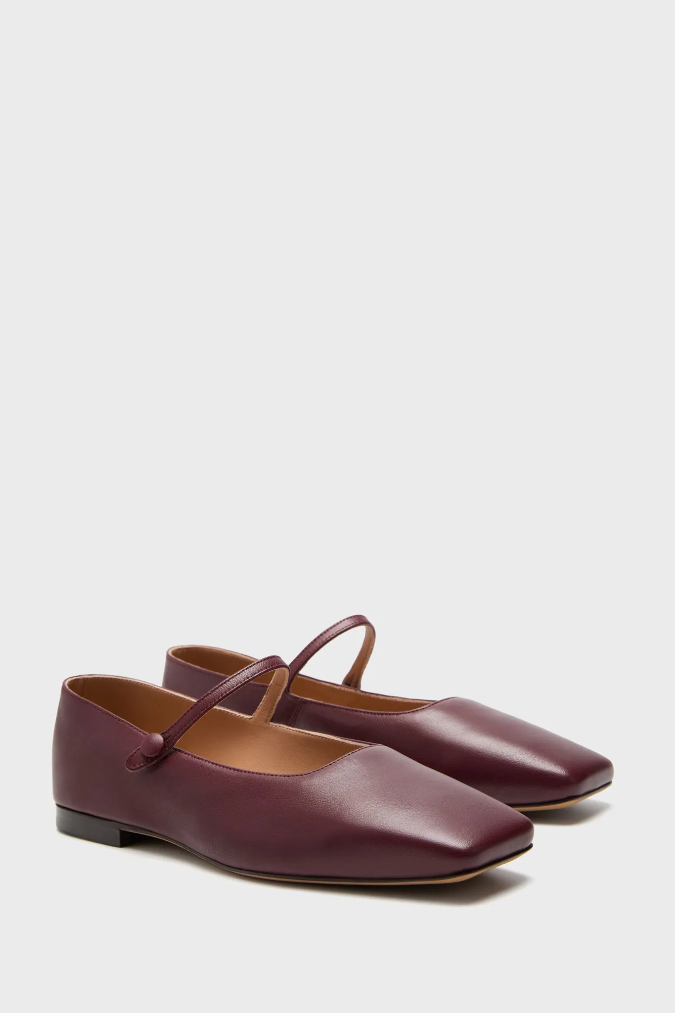Pomegranate Square Toe Mary Jane