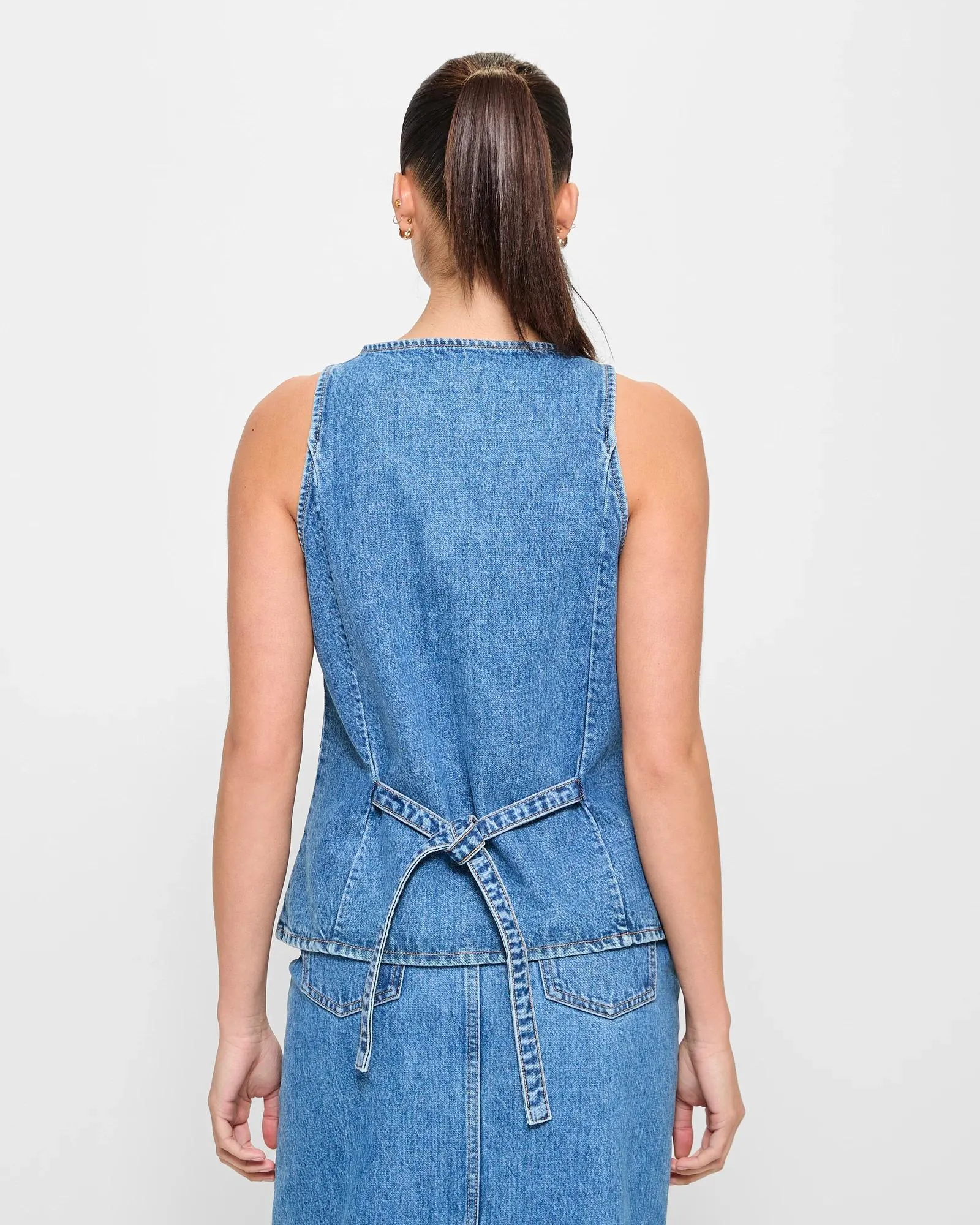 popular  Denim Waistcoat - Lily Loves