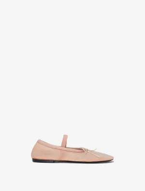 Proenza Schouler Glove Mary Jane Ballet Flats in Mesh - Nude