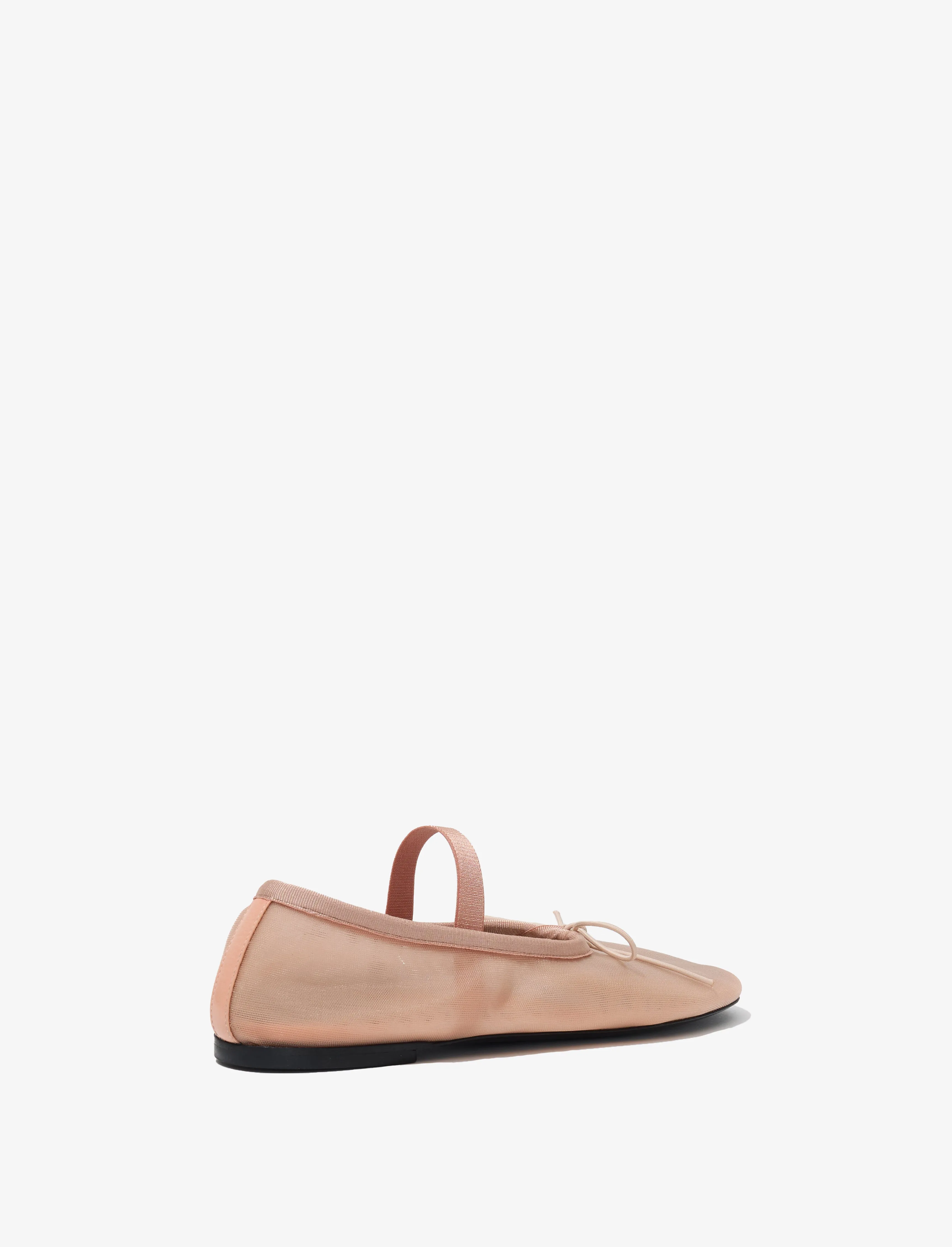 Proenza Schouler Glove Mary Jane Ballet Flats in Mesh - Nude