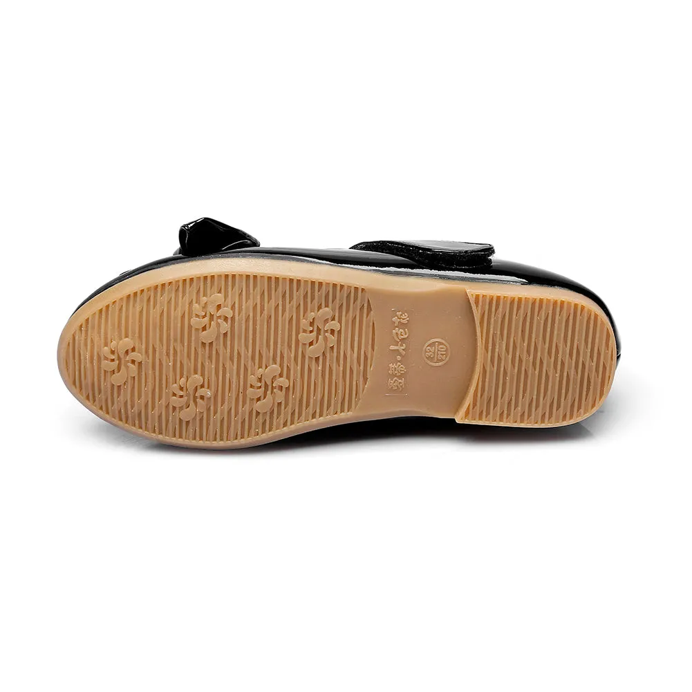 PU Girls Bowtie Hook&Loop Dressy Mary Jane Flats (Toddler/Little Kid/Big Kid)
