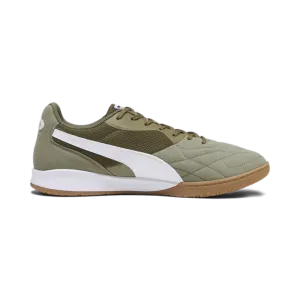 PUMA King Top IT Indoor Shoes Olive Drab/White/Gold