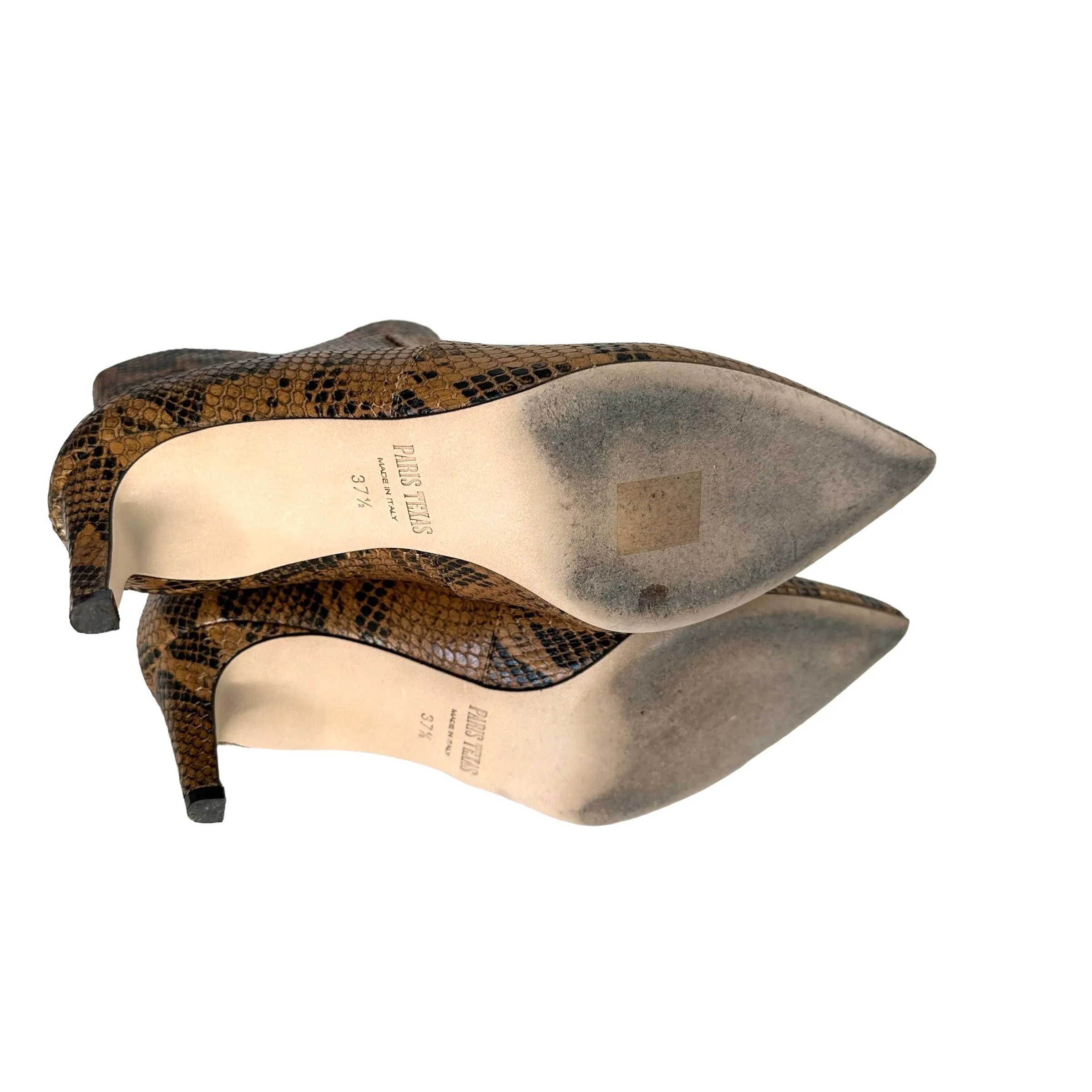 Python Brown Boots - 7.5