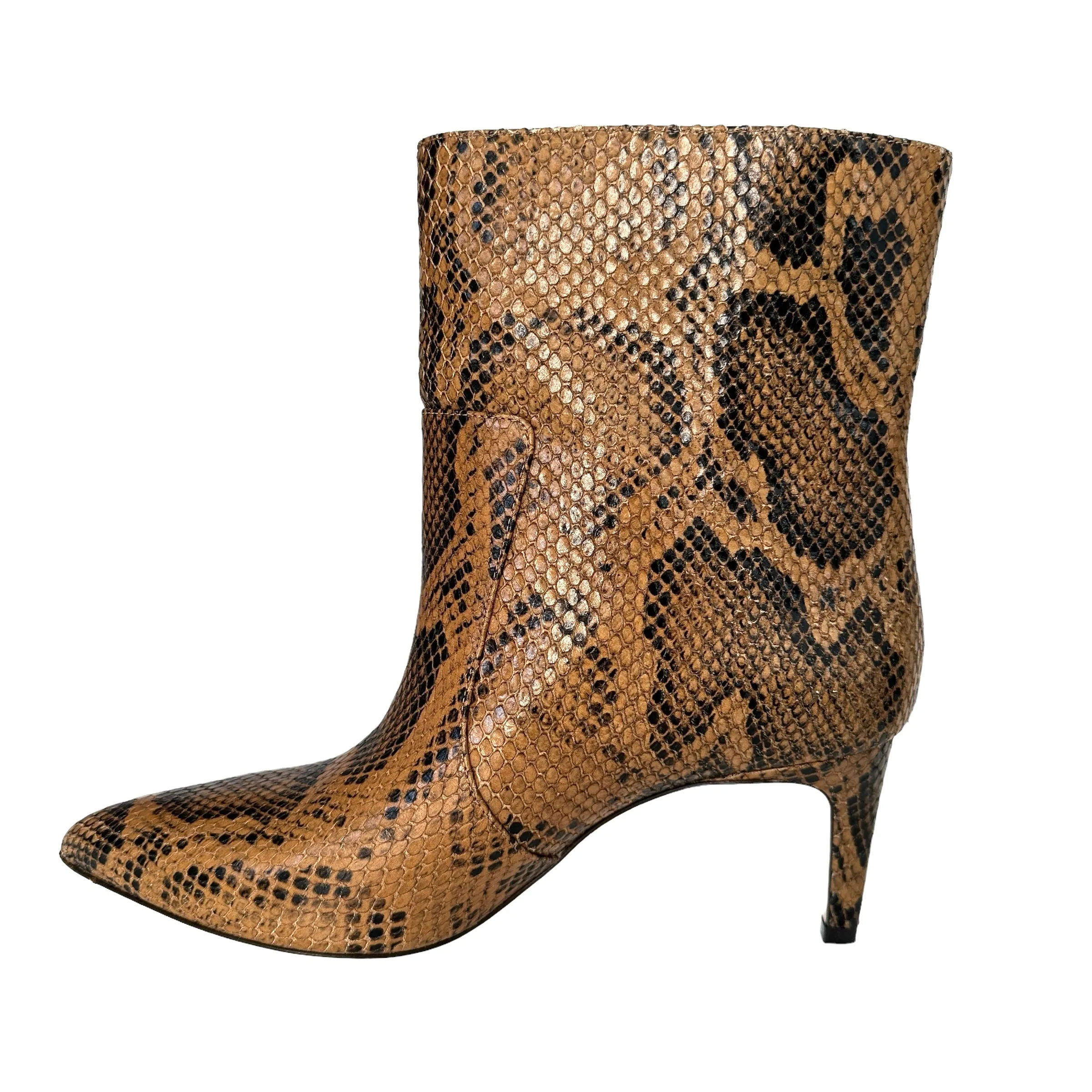 Python Brown Boots - 7.5