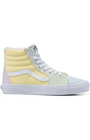 (Q5Natd) Pastel Block Sk8 Hi Shoes   Multi