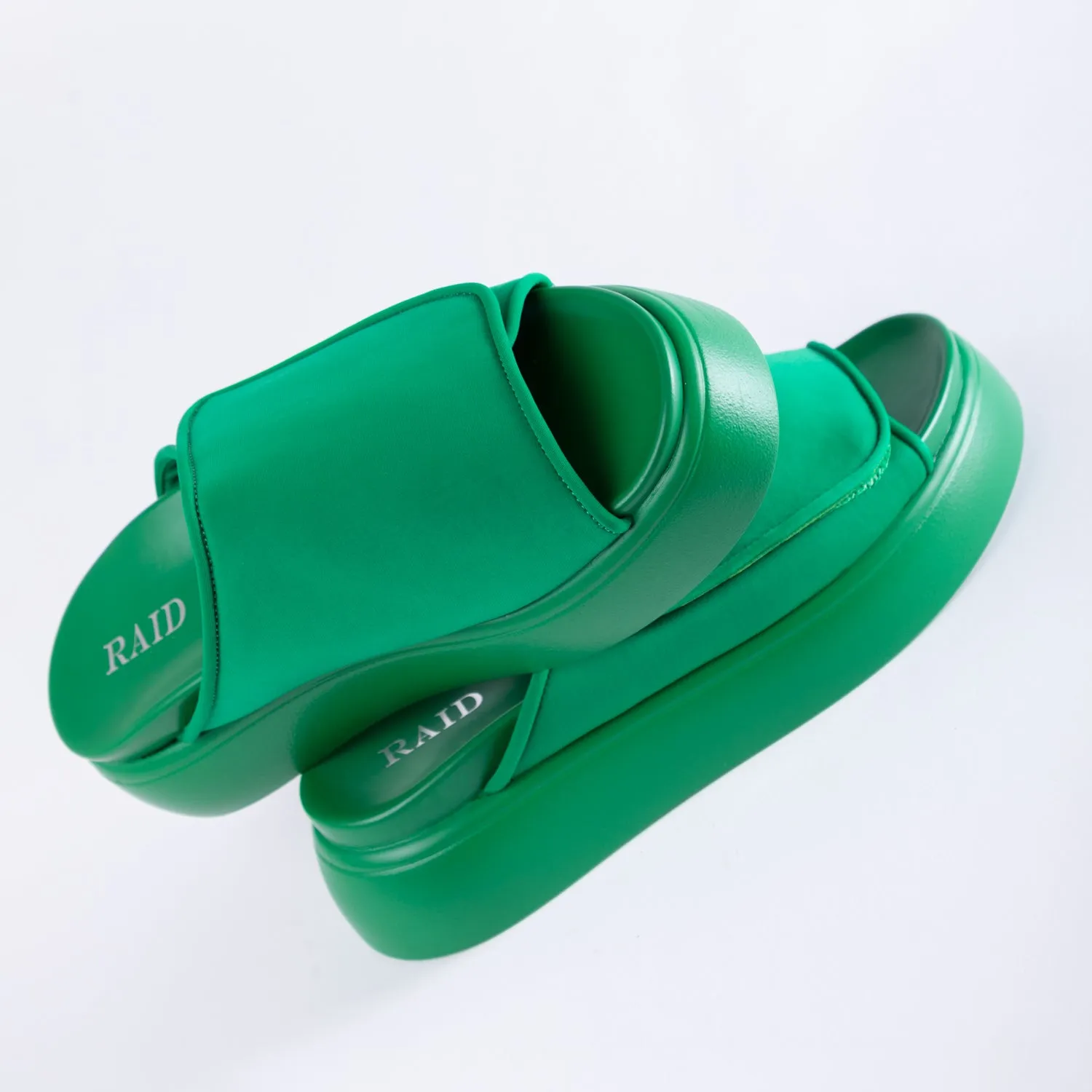 RAID Arvina Flatform Slider in Green Lycra