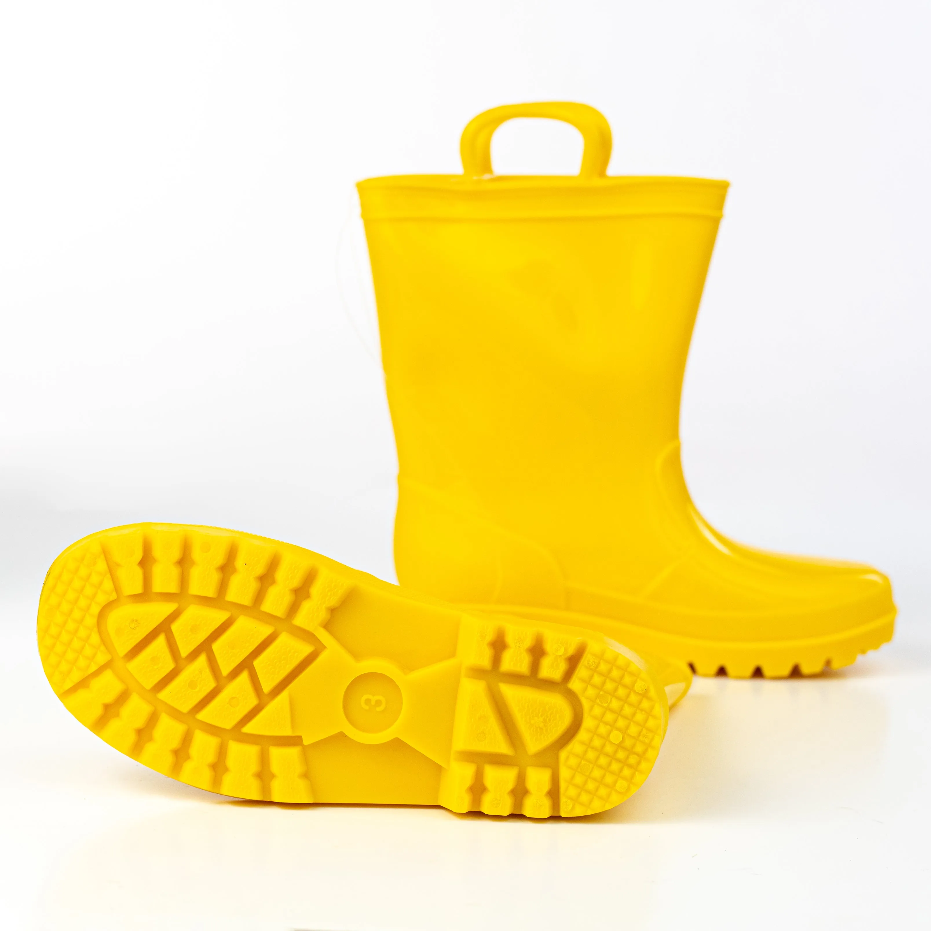 Rain Boot Planters: Yellow (Pair)