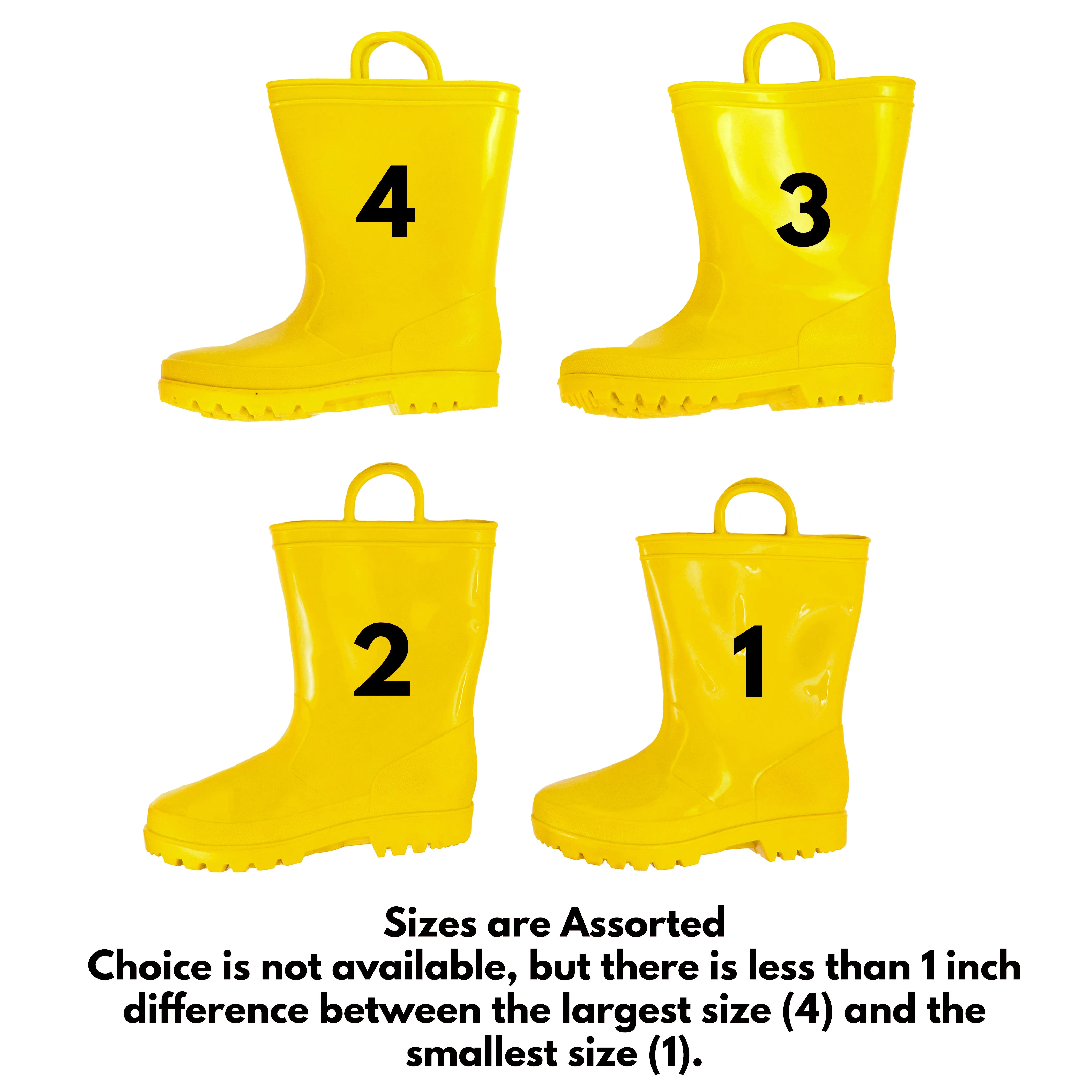 Rain Boot Planters: Yellow (Pair)