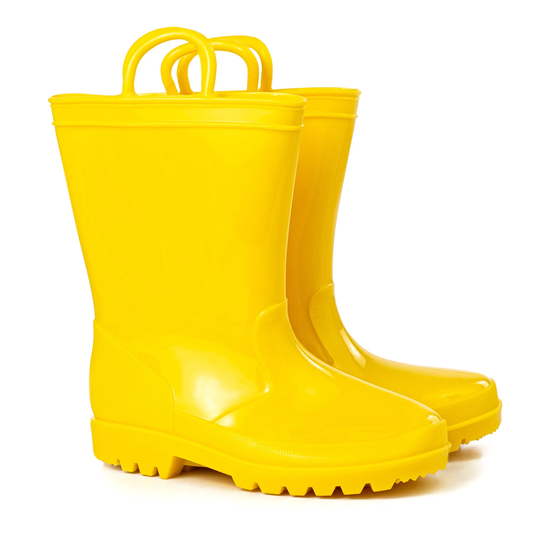 Rain Boot Planters: Yellow (Pair)