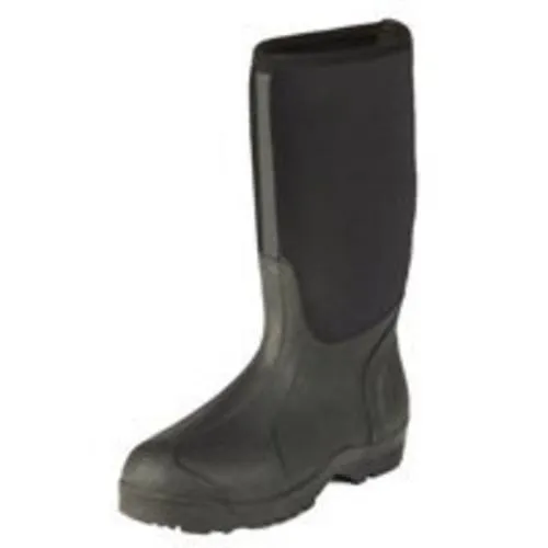 Ranger 67502-7 Outdoor Comfort Series Rubber/Neoprene Boots, Black, Size 7