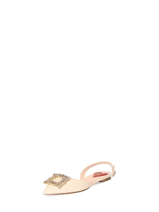 Roger Vivier   5mm Virgule patent leather slingbacks 