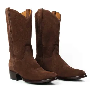 Rujo Boots Men's The Canyon Mahogany Sentry Suede Boots