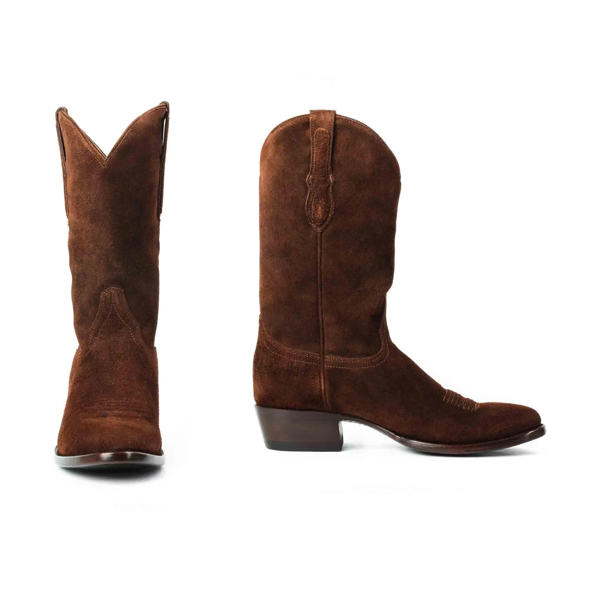 Rujo Boots Men's The Canyon Mahogany Sentry Suede Boots
