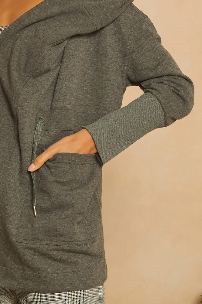 Run Into Flowers Jacket Grey
