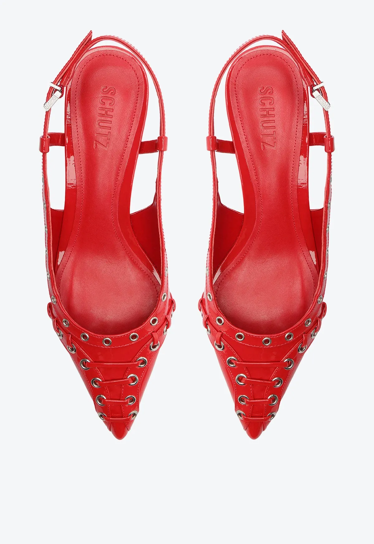Ruth Mid Patent Leather Pump