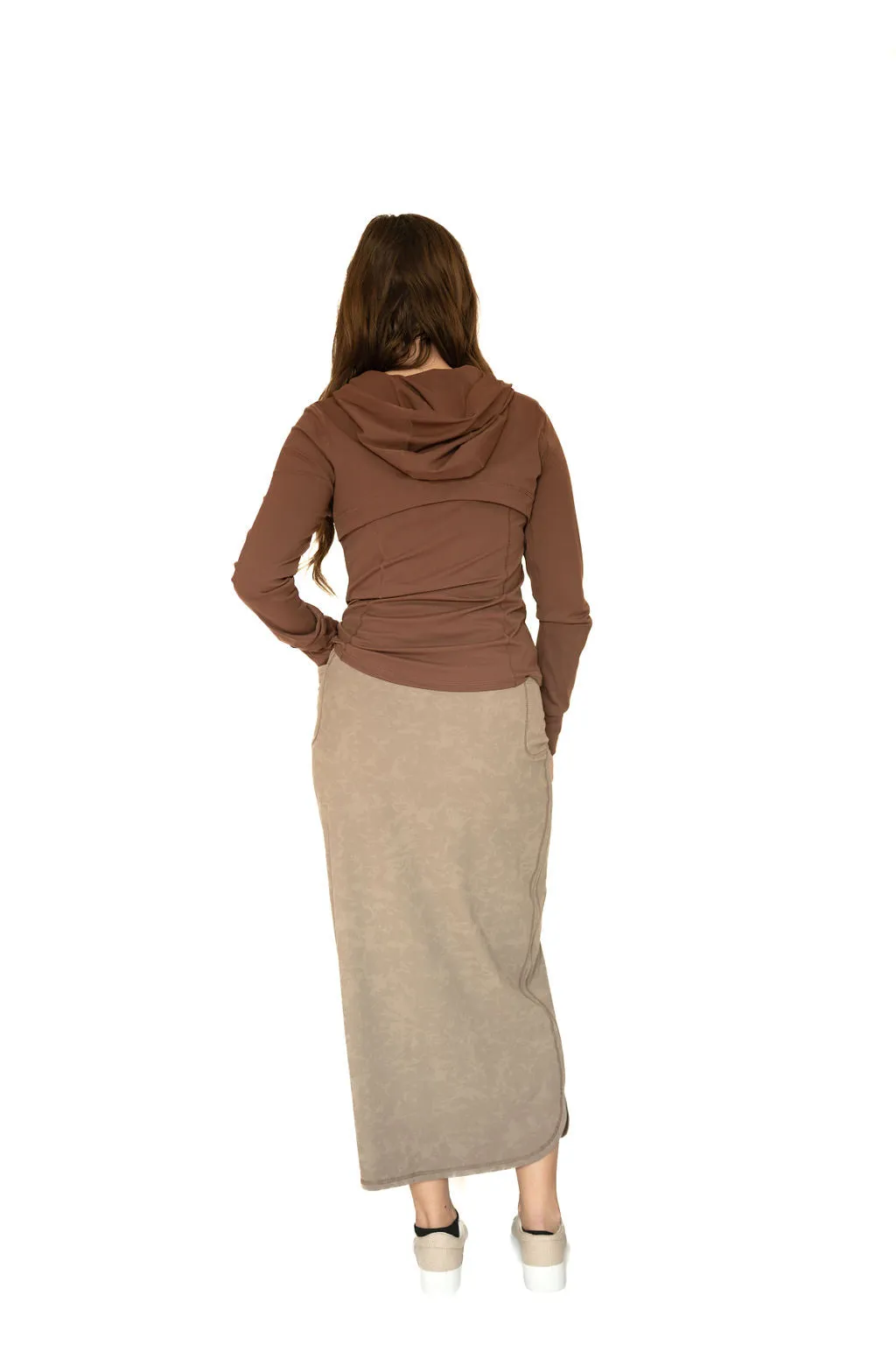 Sport Pocket Skirt 35"-Smoke Brown