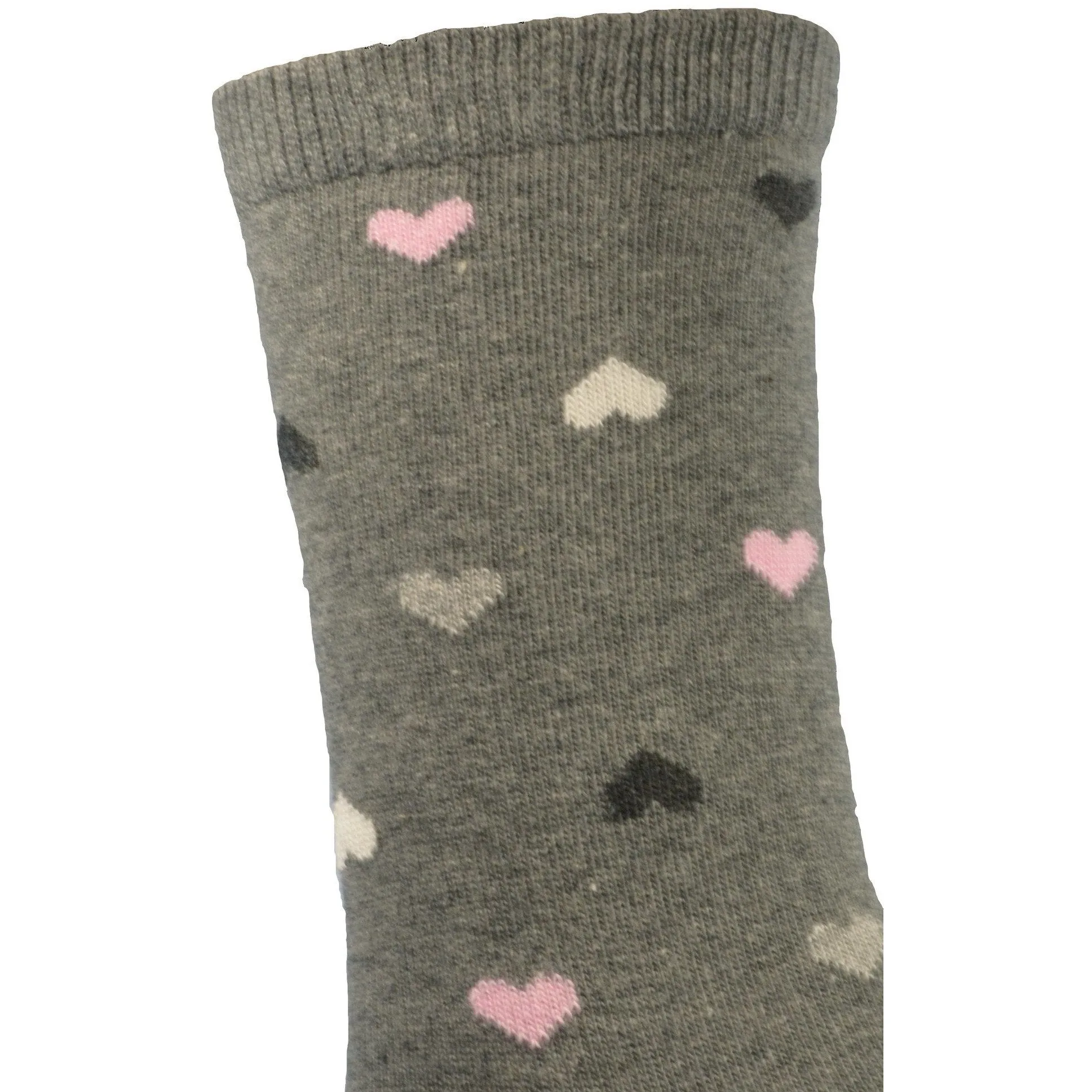 Spread the Love: Multi-Color Hearts Cotton Crew Socks | Marvis