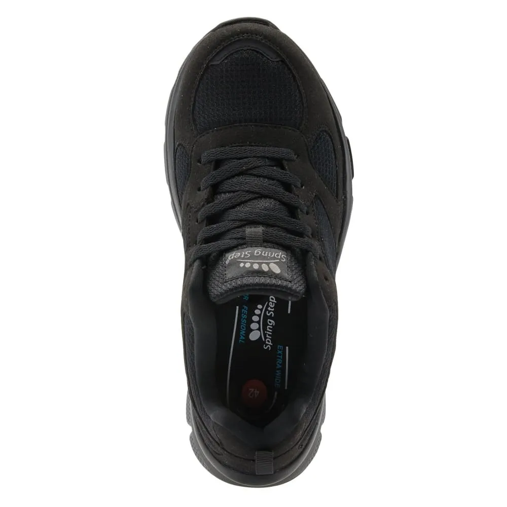 Spring Step Shoes Astro Women's Black Lace-Up Shoes