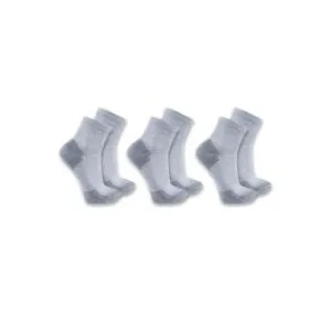 SQ6103M&#x20;Work&#x20;Socks&#x20;Cotton&#x20;Midweight&#x20;Quarter&#x20;3-pack&#x20;-&#x20;Carhartt