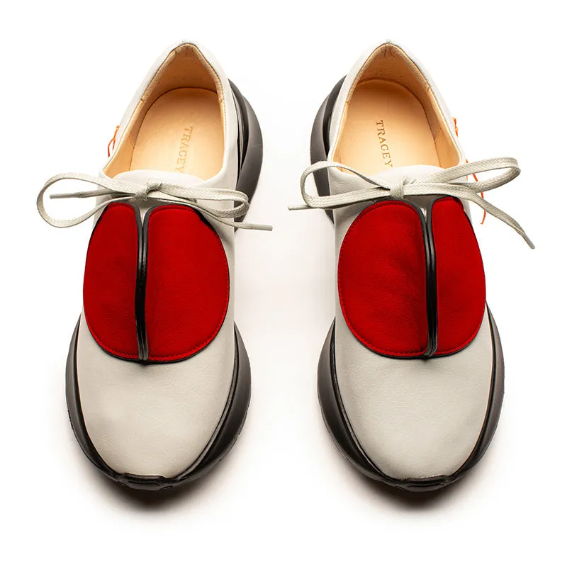 SS24 DOT Cherry | Leather Sneakers