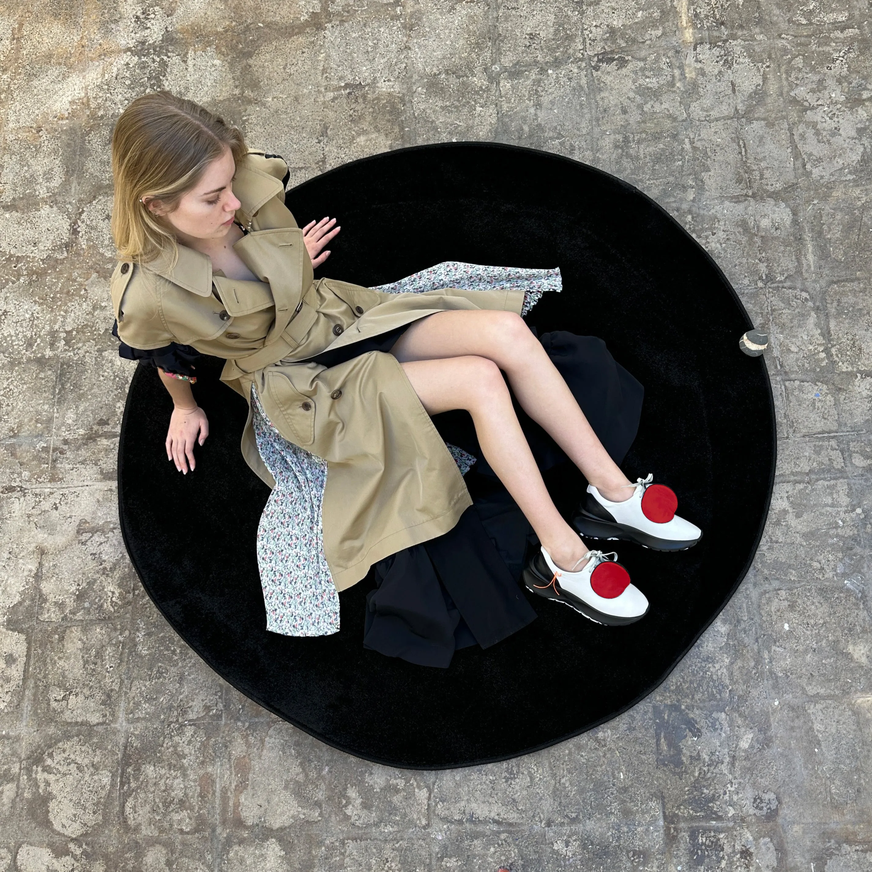 SS24 DOT Cherry | Leather Sneakers