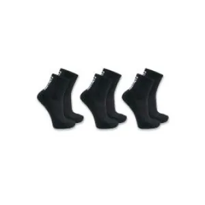 SS9933M&#x20;Work&#x20;Socks&#x20;Force&#x20;Crew&#x20;Logo&#x20;Short&#x20;3-pack&#x20;-&#x20;Carhartt