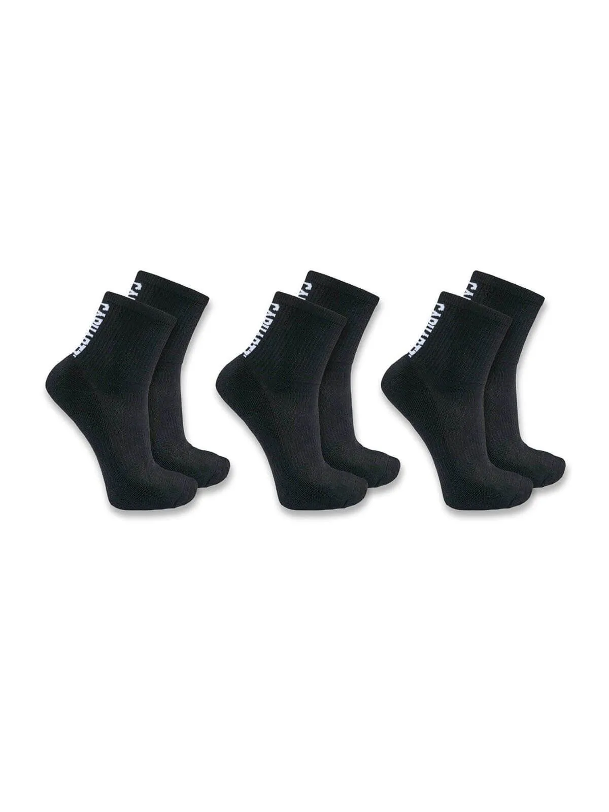 SS9933M&#x20;Work&#x20;Socks&#x20;Force&#x20;Crew&#x20;Logo&#x20;Short&#x20;3-pack&#x20;-&#x20;Carhartt