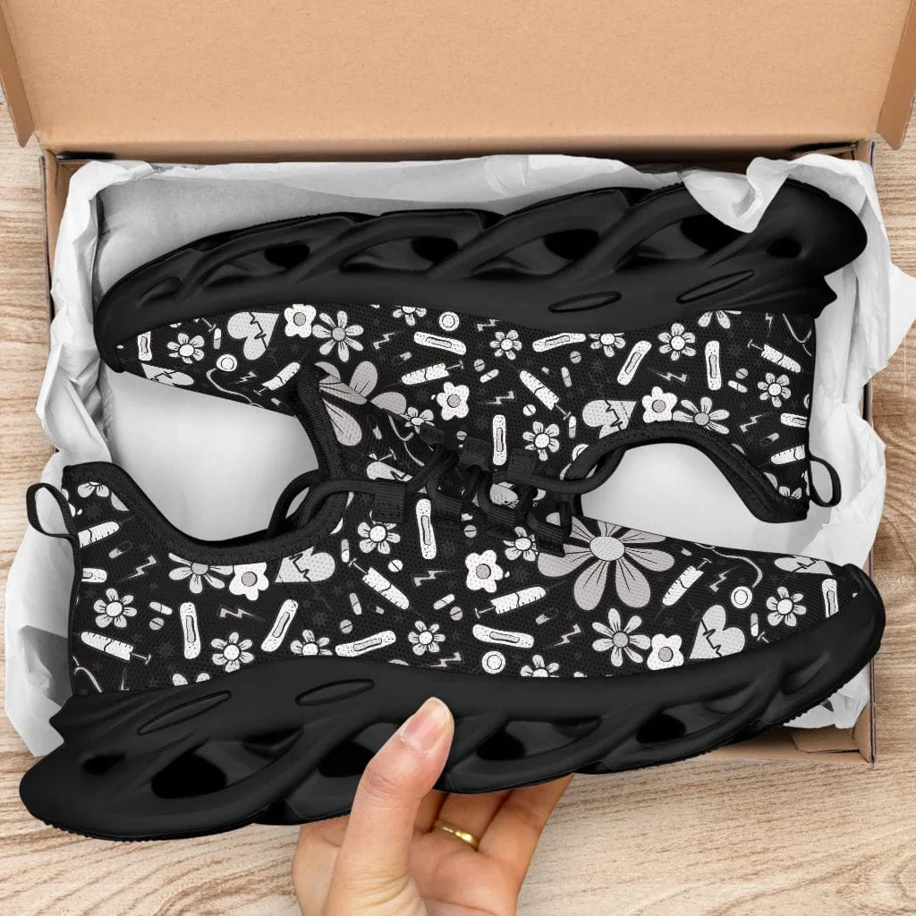 Sunflower Stethoscope black sneakers