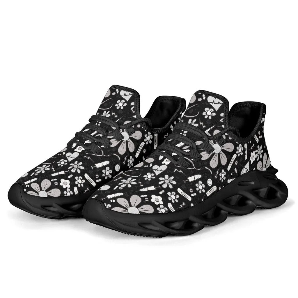 Sunflower Stethoscope black sneakers