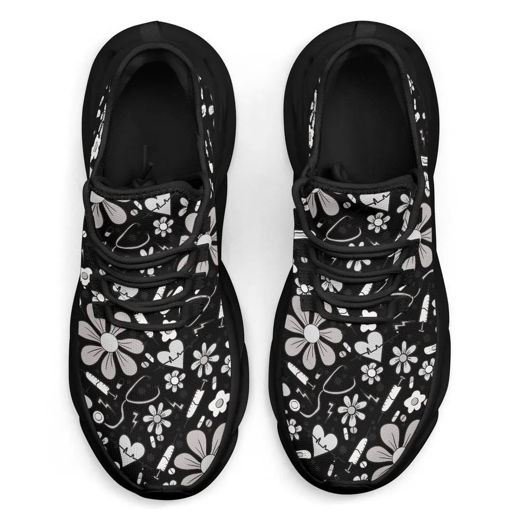 Sunflower Stethoscope black sneakers