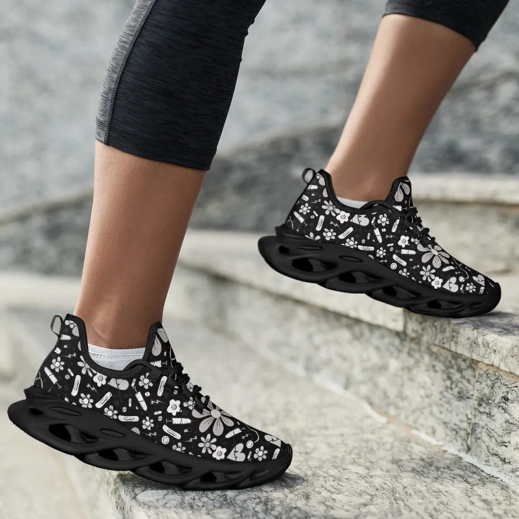 Sunflower Stethoscope black sneakers