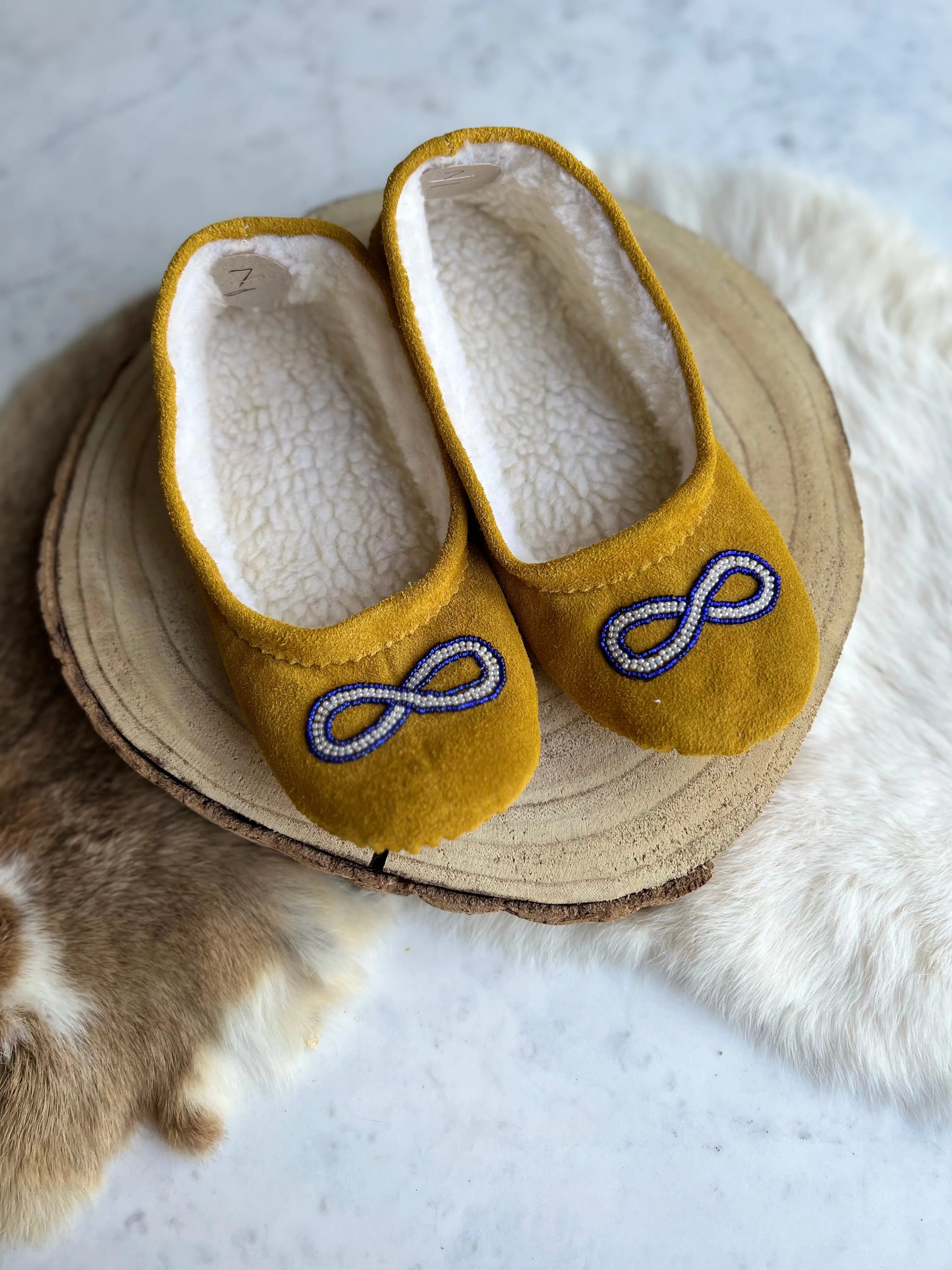 T. Sullivan's Women's Tan Ballet Style Moccasins