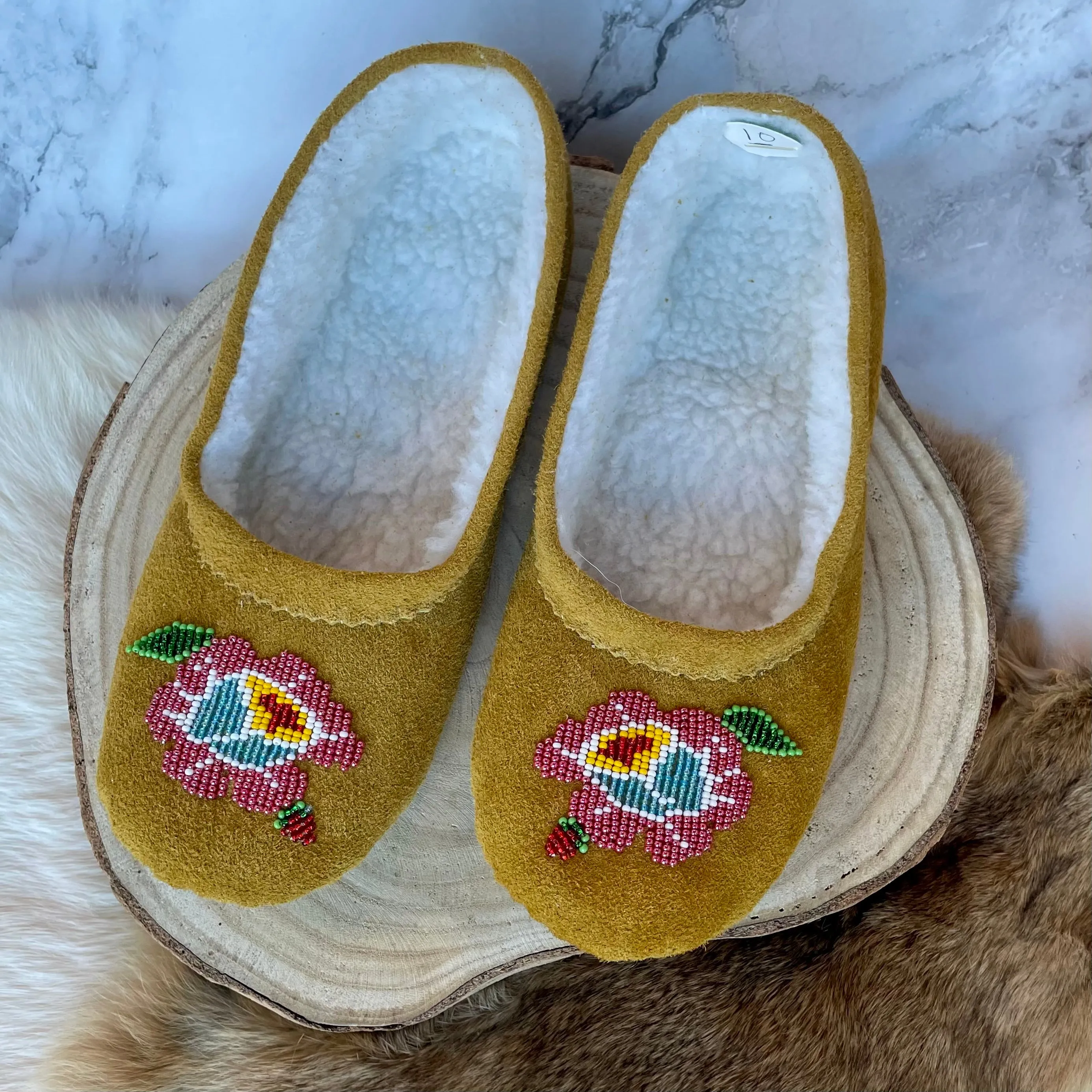 T. Sullivan's Women's Tan Ballet Style Moccasins