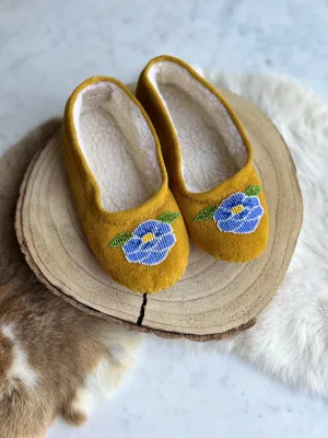 T. Sullivan's Women's Tan Ballet Style Moccasins