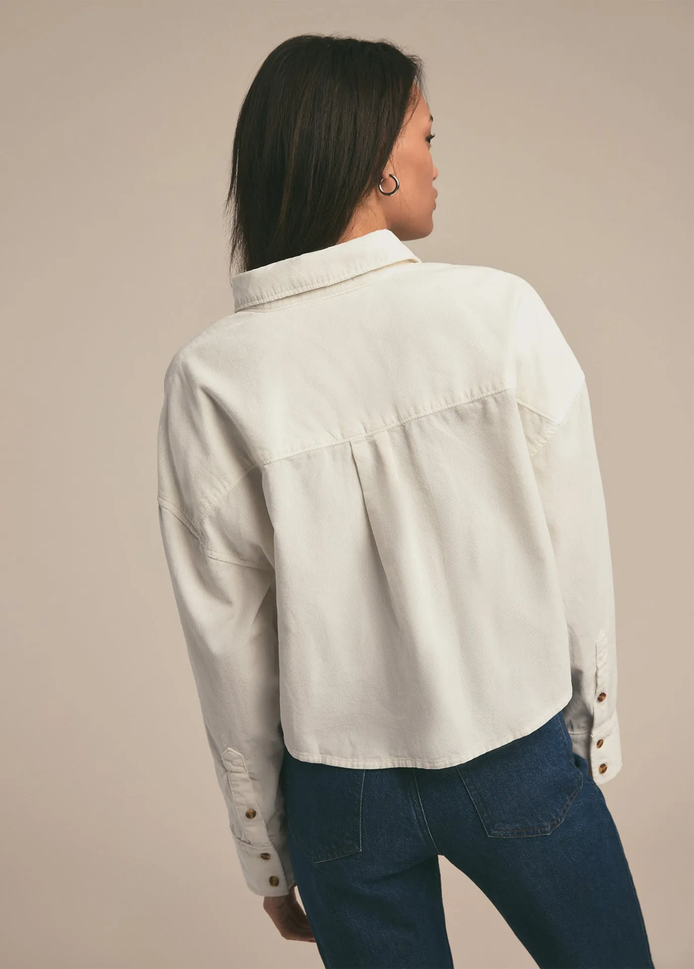THE CROP EX-BOYFRIEND SHIRT