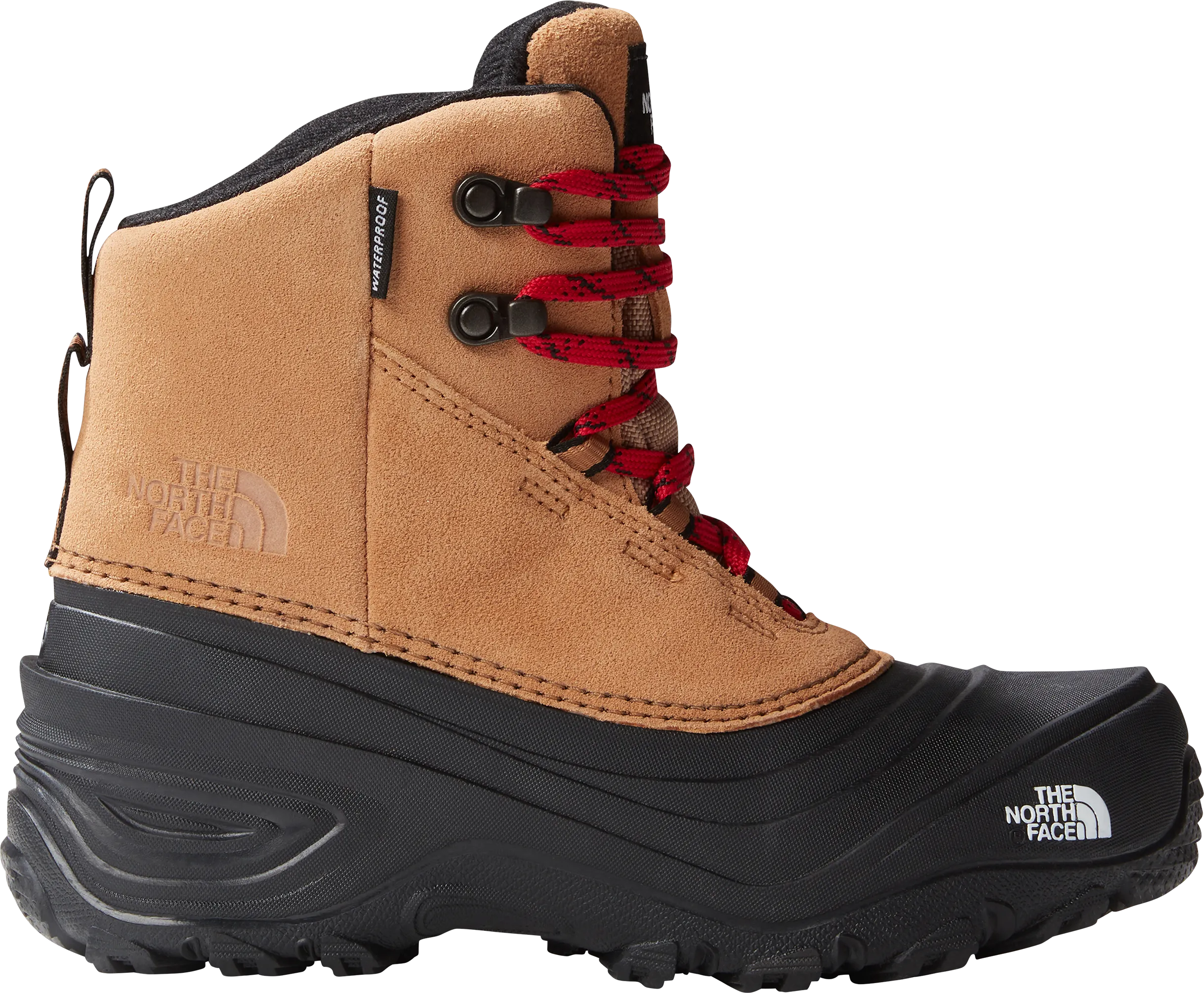 The North Face Kids&#x27; Chilkat V Lace Waterproof Hiking Boots Almond Butter/TNF Black | Buy The North Face Kids&#x27; Chilkat V Lace Waterproof Hiking Boots Almond Butter/TNF Black here | Outnorth
