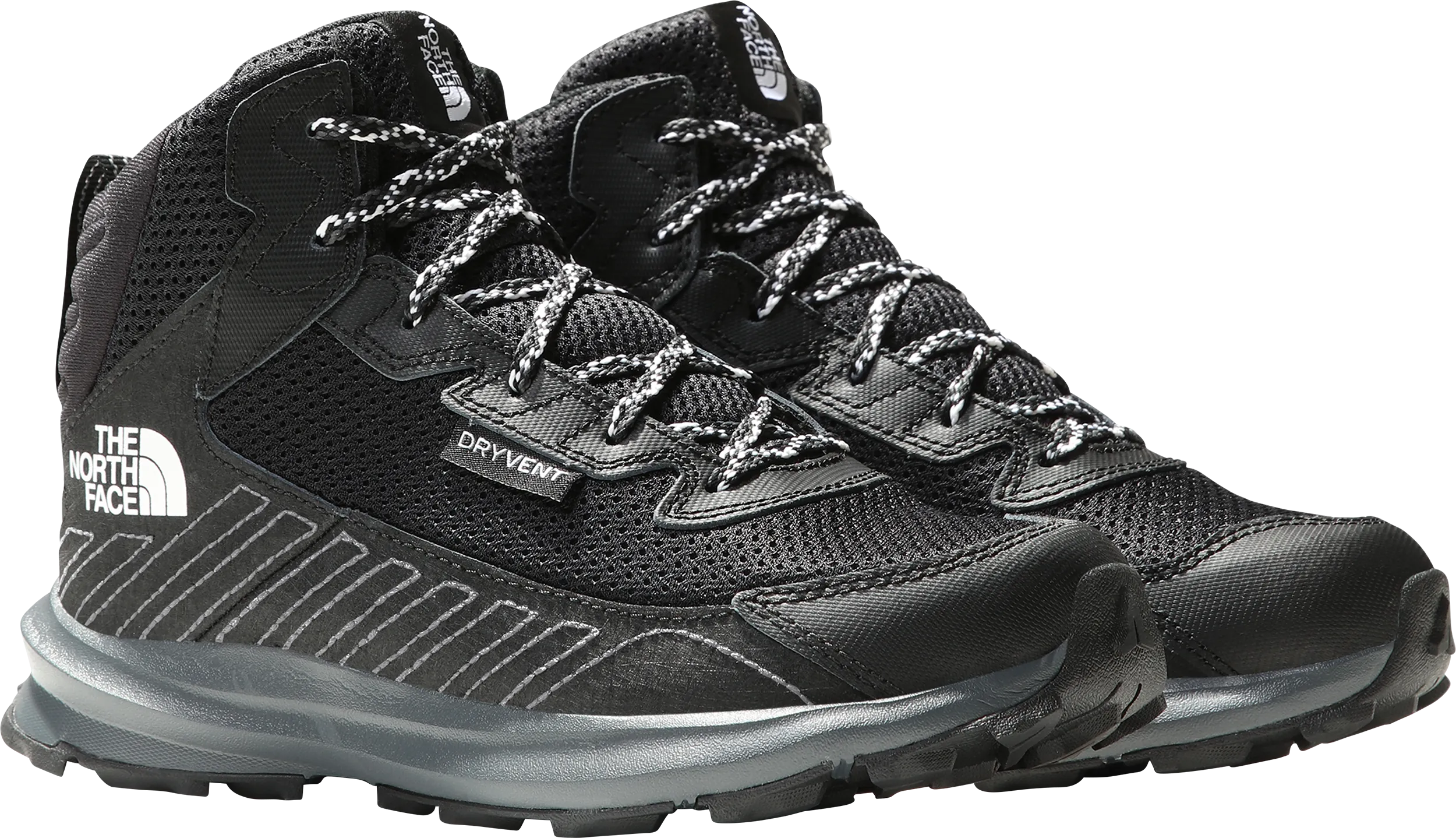 The North Face Kids&#x27; Fastpack Waterproof Mid Hiking Boots TNF Black/TNF Black | Buy The North Face Kids&#x27; Fastpack Waterproof Mid Hiking Boots TNF Black/TNF Black here | Outnorth
