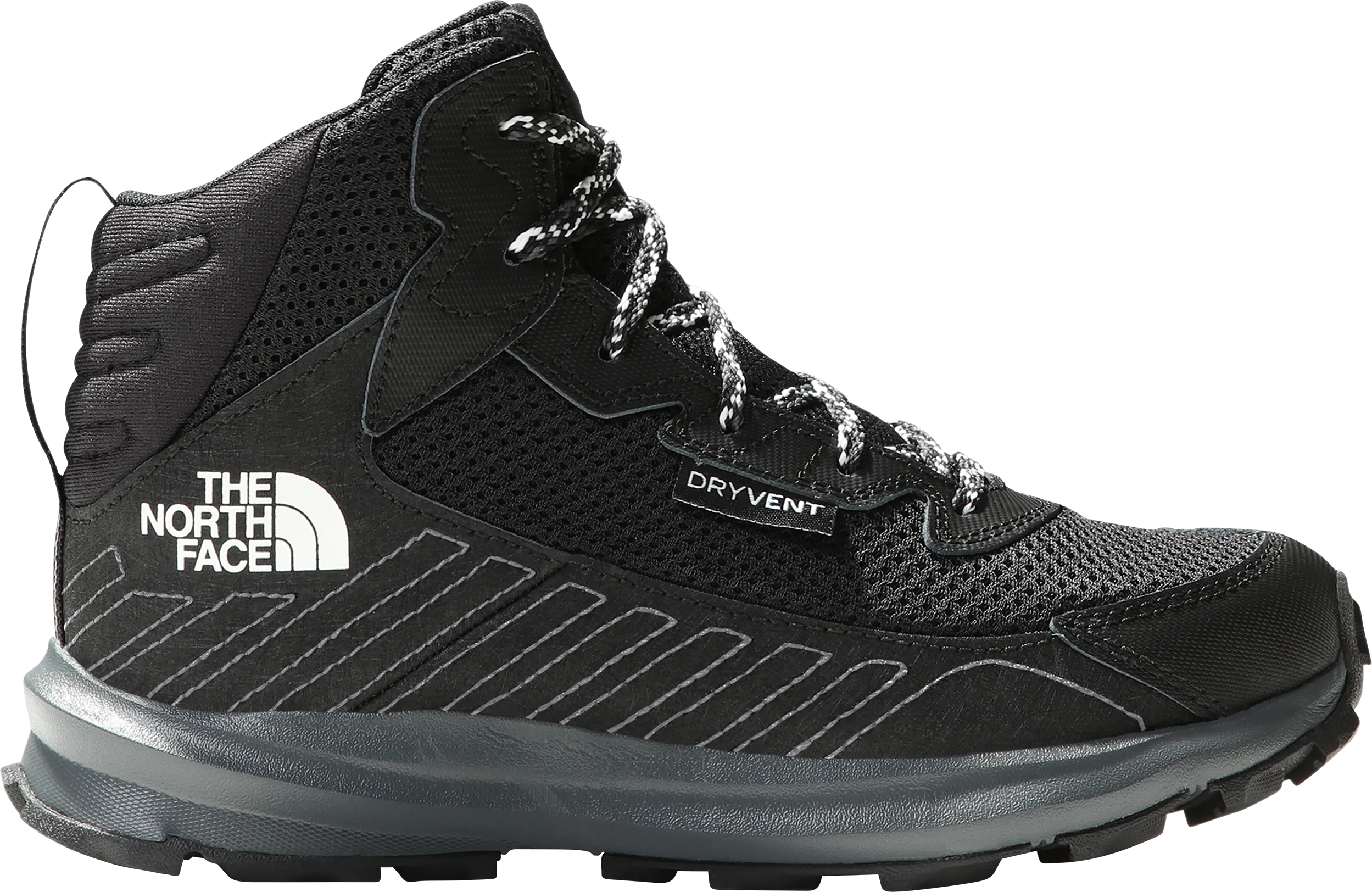 The North Face Kids&#x27; Fastpack Waterproof Mid Hiking Boots TNF Black/TNF Black | Buy The North Face Kids&#x27; Fastpack Waterproof Mid Hiking Boots TNF Black/TNF Black here | Outnorth