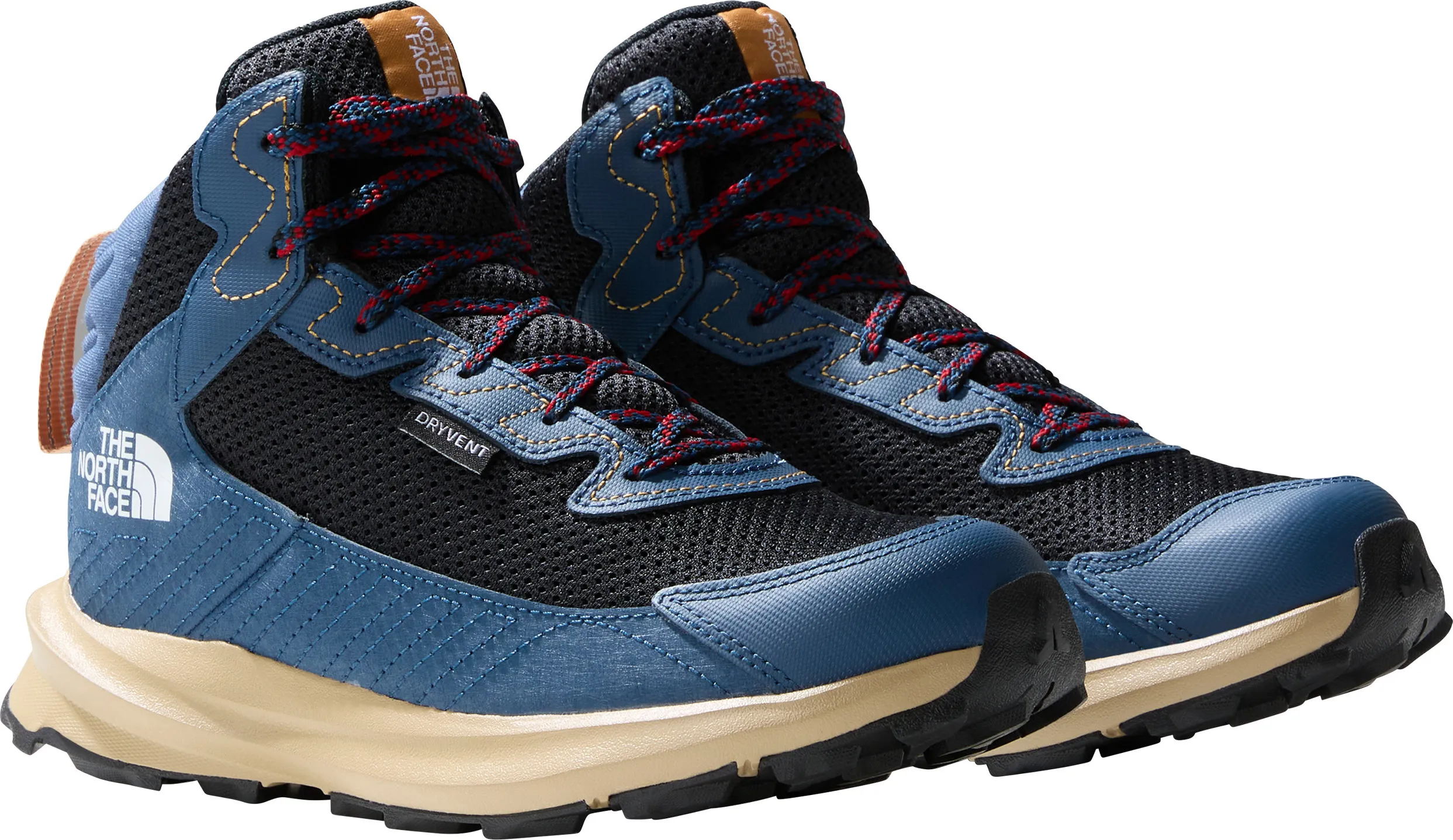 The North Face Teens&#x27; Fastpack Waterproof Mid Hiking Boots Shady Blue/TNF White | Buy The North Face Teens&#x27; Fastpack Waterproof Mid Hiking Boots Shady Blue/TNF White here | Outnorth