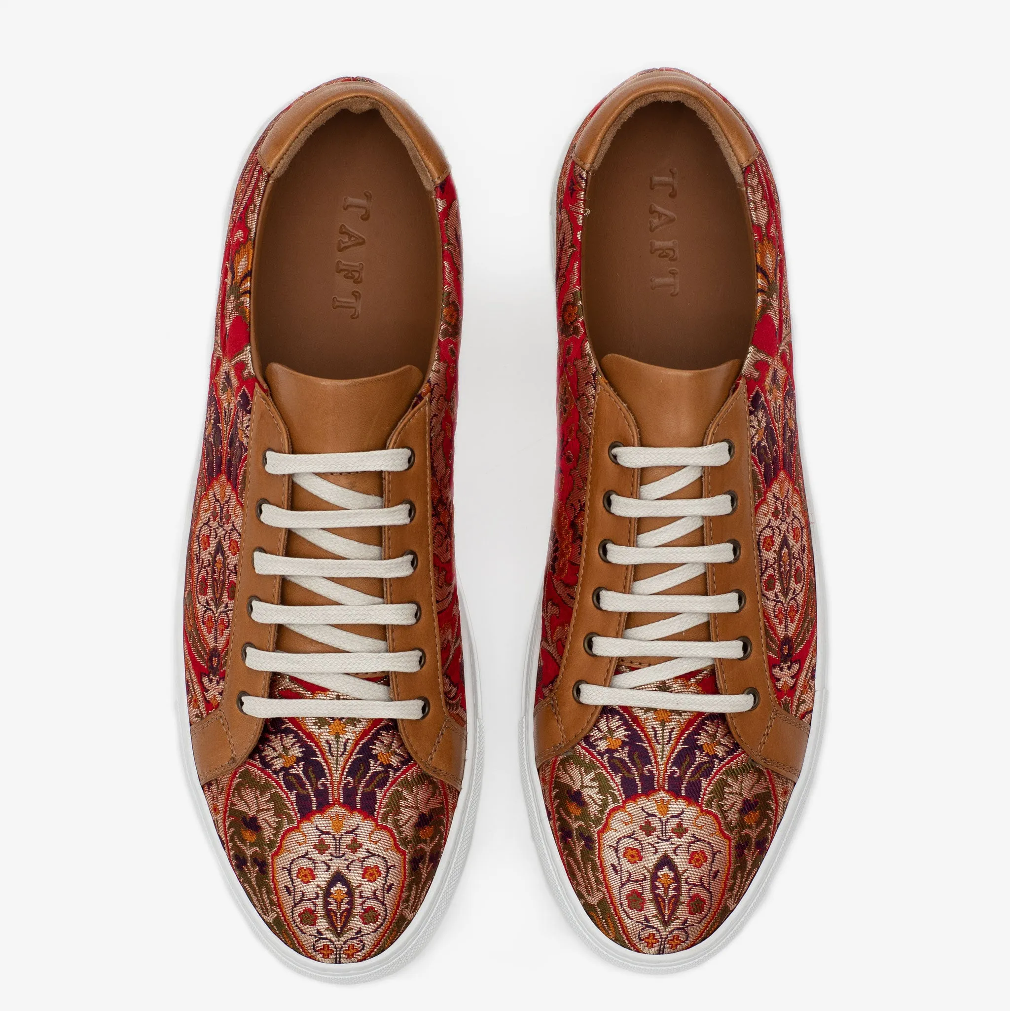 The Sneaker in Red Paisley (Last Chance, Final Sale)