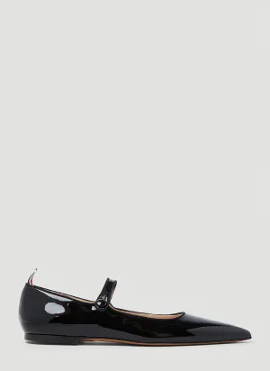 Thom Browne Pointed Thom John Ballerina Flats